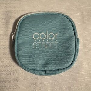 Color Street Blue Zip Pouch